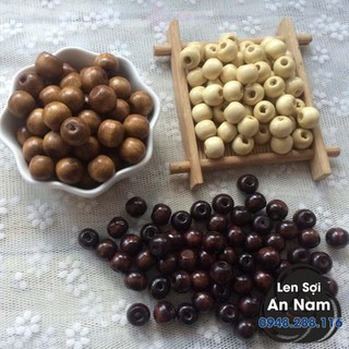 Hạt Gỗ Trang Trí - Xỏ Vòng - Đính hạt