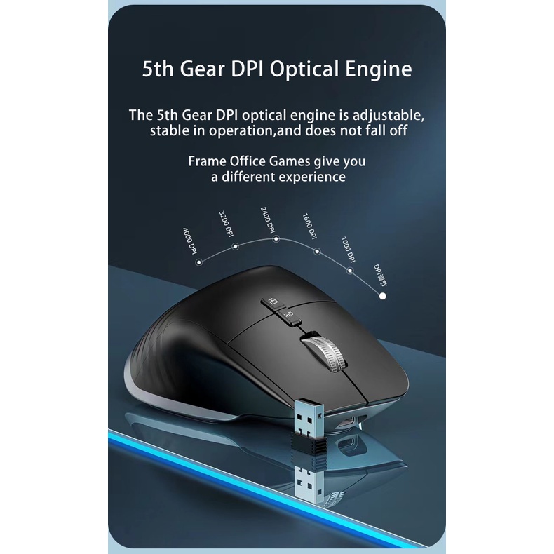 Chuột máy tính không dây Calstone Pro 1S