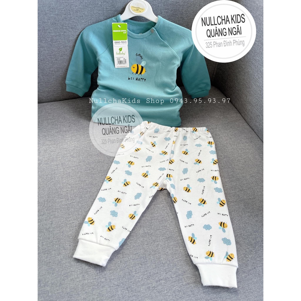 Bộ dài tay thu đông bé trai Lullaby vải dày