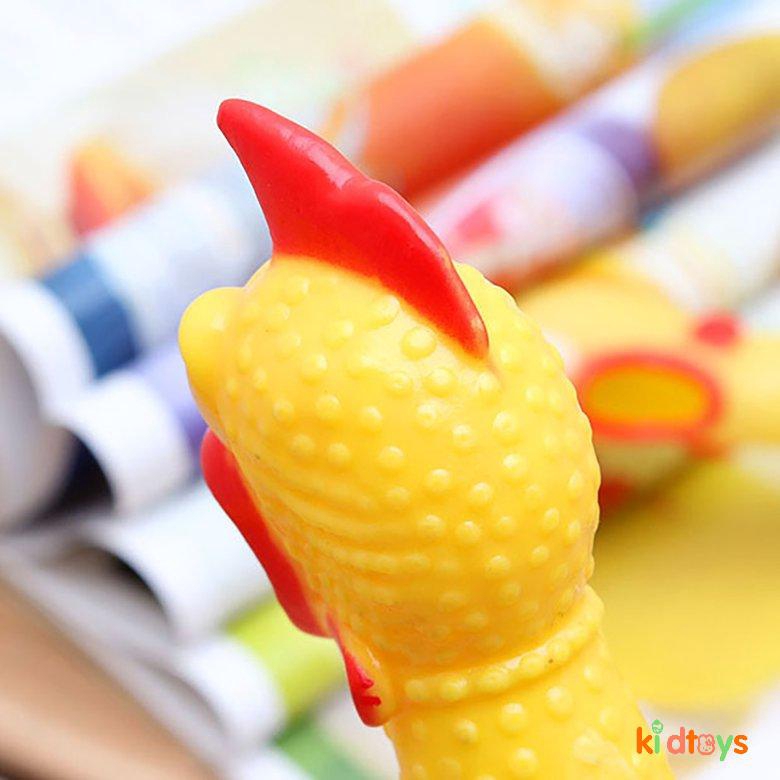 17cm Đồ chơi gà phát ra tiếng kêu vui nhộn
