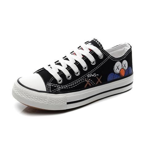 Giày Thể Thao Vải denim Cổ Thấp Thời Trang Hàn Quốc Mới