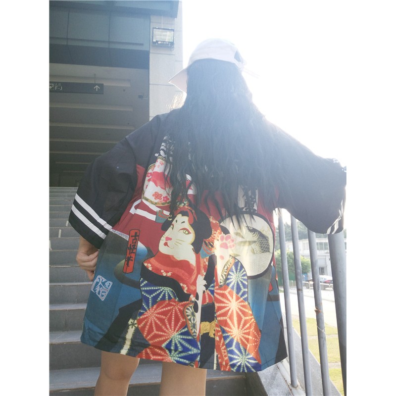 Áo Kimono/Yukata/Happi Nekomata | BigBuy360 - bigbuy360.vn
