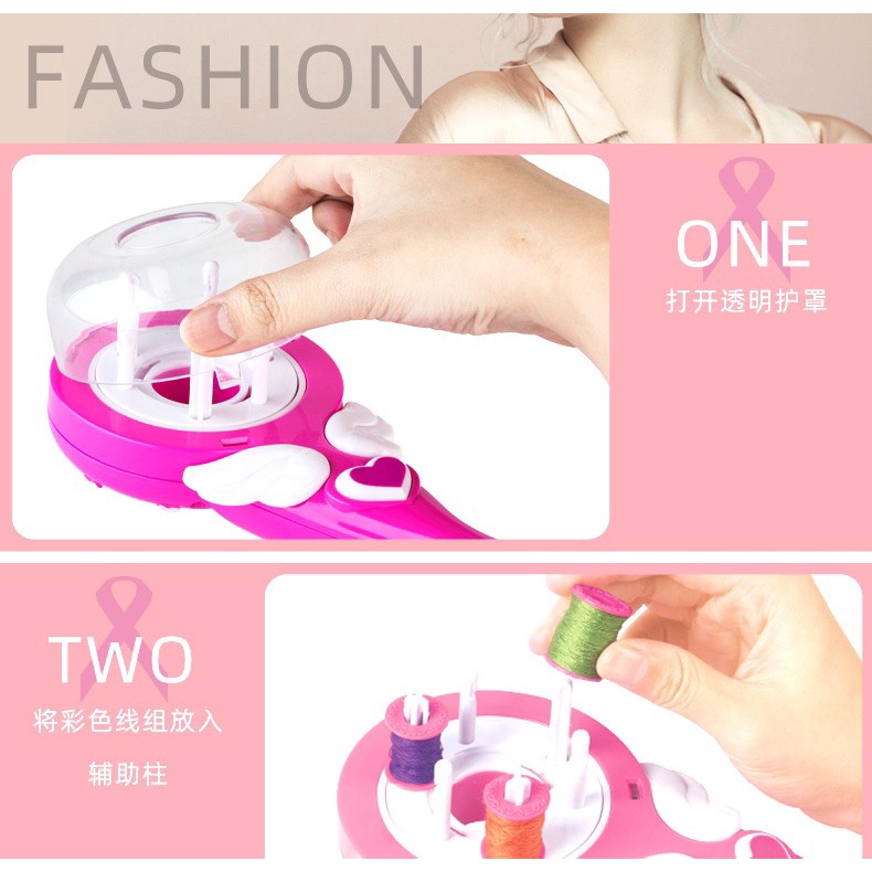 ĐỒ CHƠI MÁY TẾT TÓC Ở NHÀ CHO BÉ GÁI - MH:B0346