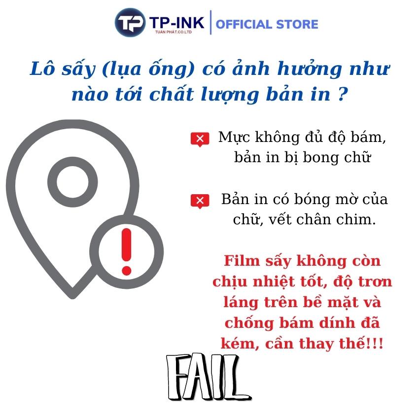 Lô sấy máy in A4 loại có mỡ bên trong