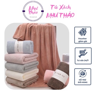 Khăn tắm lông cừu Hàn Quốc, mềm mịn, cao cấp, an toàn cho da, kích thước 70x140 cm .
