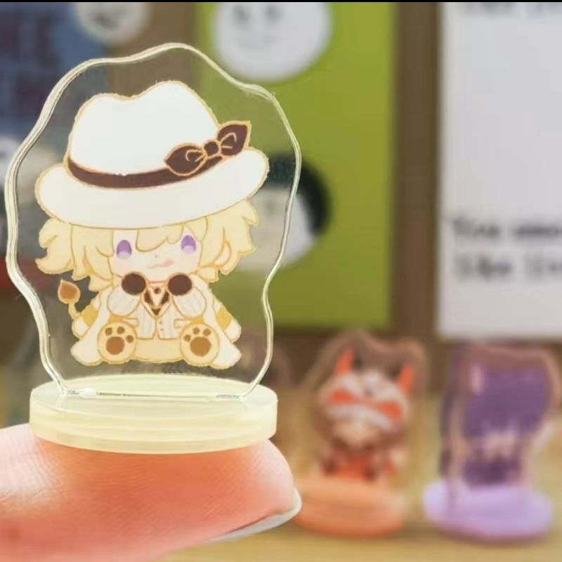 Mô hình nhân vật vtuber Luxiem Nijisanji ver mèo nhỏ cao 2cm hàng artist acrylic stand standee