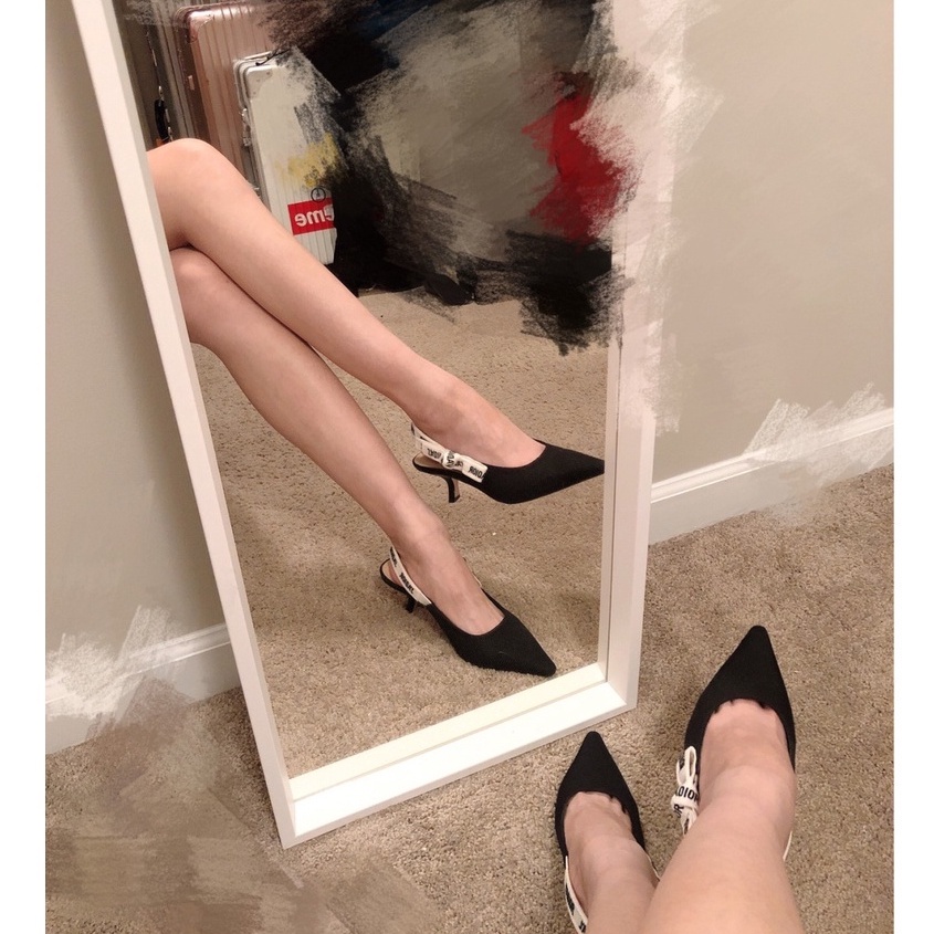 No Box-6 CM Hoặc 9 CM Giày Cao Gót Nữ Có Dây Rút Hàng Mới Đến-35-41