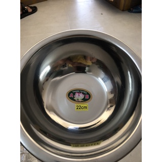 Bát inox dàn cho spa size lớn 22cm