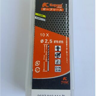 Mũi khoan Inox,  Sắt KaPuSi 2,5mm