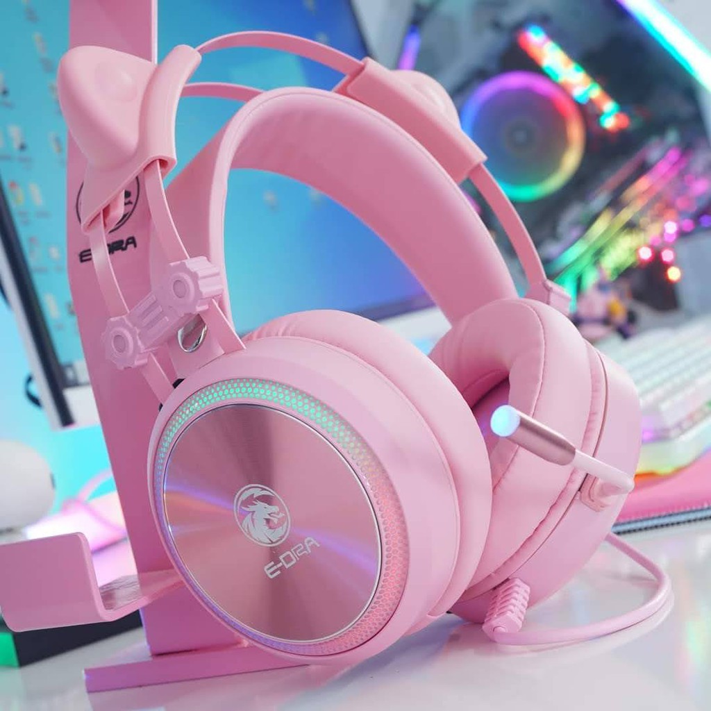 Tai nghe E-Dra EH412 Pro Pink led RGB, âm thanh 7.1 - Hàng chính hãng | BigBuy360 - bigbuy360.vn