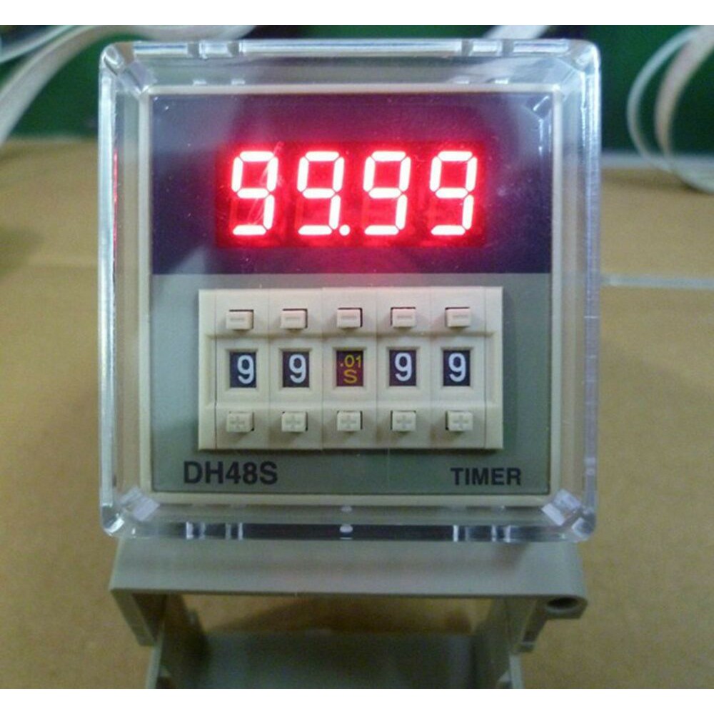 [Sốc] Sale Giá gốc Rơ le thời gian thực bộ hẹn giờ công tắc thời gian Relay thời gian thực DH48S-1Z ( Timer )