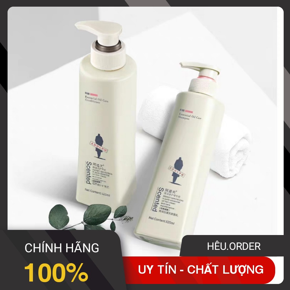 Bộ Dầu gội + xả nước hoa ADOLPH 520ml/chai