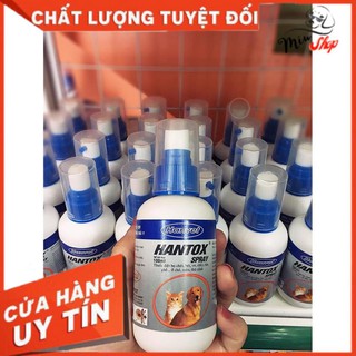Thuốc Xịt Ve Chó, Bọ Chét, Chấy Rận Hantox Spray 100ml