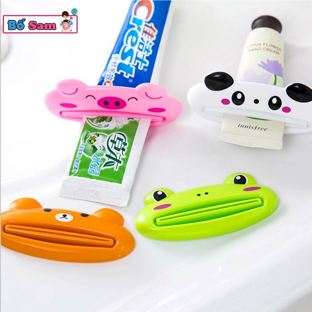 Kẹp kem đánh răng hình con vật dễ thương đa năng Shop Bố Sam