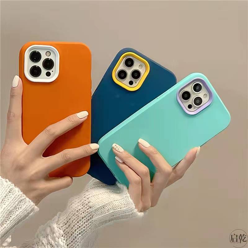 Ốp điện thoại silicon dẻo màu trơn đơn giản cho for Iphone 14 Pro  Max 13 Pro Max 12 12promax 11