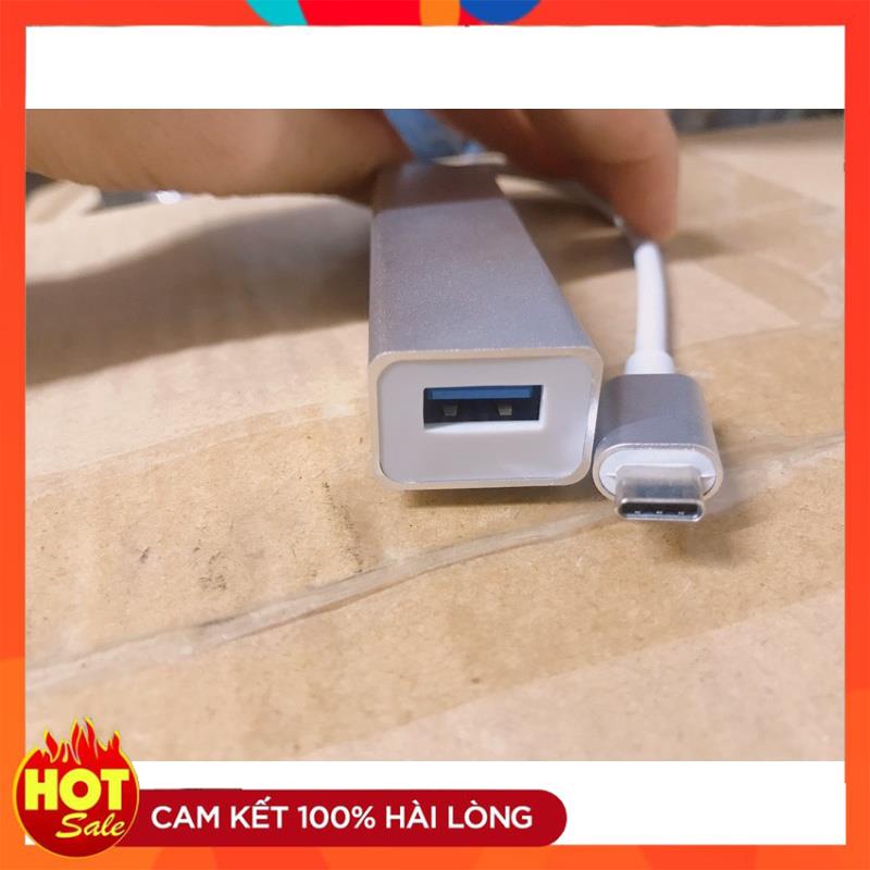 Cáp Chuyển Tín Hiệu Type C Ra 4 Cổng USB 3.0 - HUB USB Type c to 4 Port USB 3.0