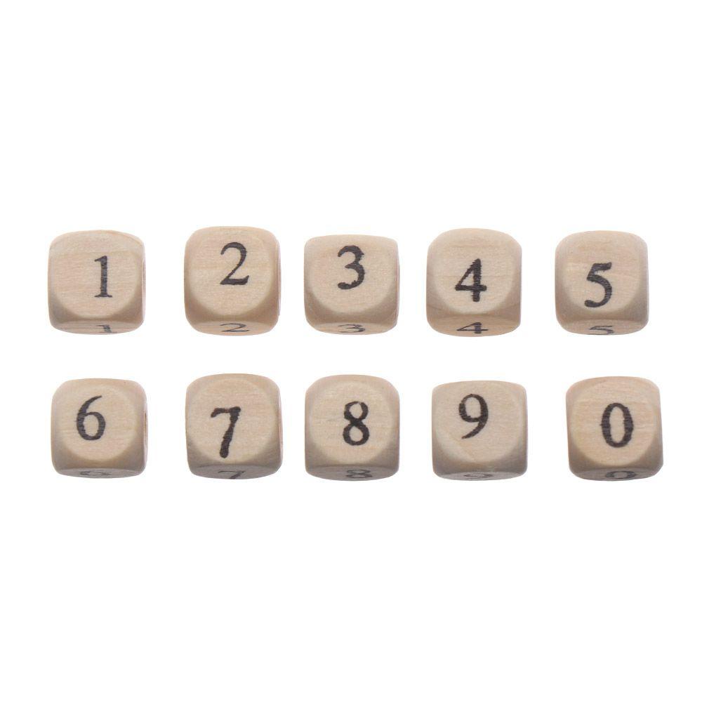 SUSANS Set 100 Hạt Khắc Chữ Cái / Số Làm Vòng Cổ Cho Mẹ Và Bé