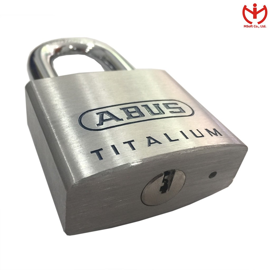 [Q5.HCM] Ổ khóa ABUS 96TI/60 thân TITALIUM rộng 60mm 4 chìa vi tính - MSOFT