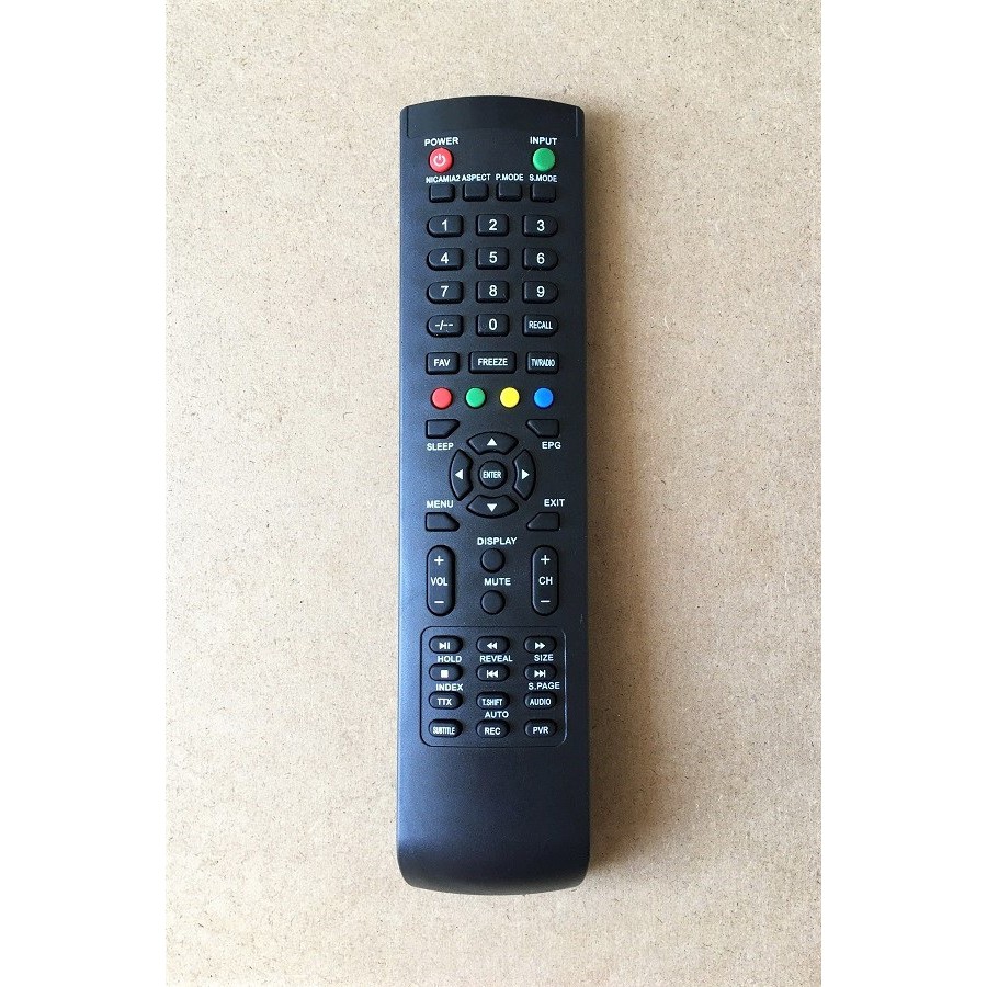 Remote Điều Khiển Dành Cho Tivi LCD, TV LED Asanzo P Mode - Có Kèm Pin AAA