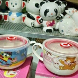 Ca cốc ly sứ_combo 10 ca ly mỳ sứ cho khách buôn