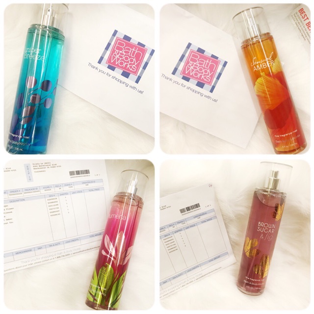 Xịt thơm toàn thân Body Mist Bath and Body Works