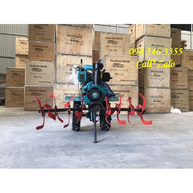 Máy xới đất chạy dầu mini mẫu mới tiết kiệm nhiên liệu Turbo 173F | BigBuy360 - bigbuy360.vn