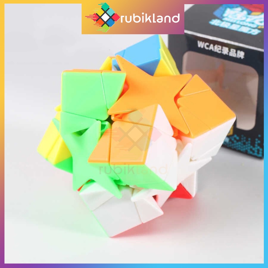 Rubik Biến Thể MFJS MeiLong Polaris Cube Stickerless Rubic Đồ Chơi Trí Tuệ Trẻ Em