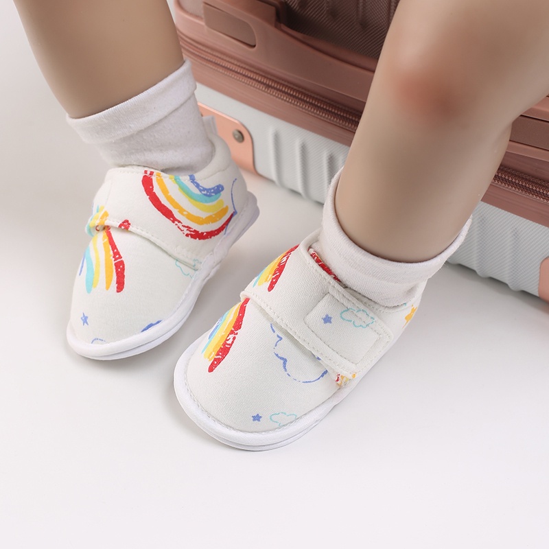 Giày Sneaker Đế Mềm In Họa Tiết Hoạt Hình Thời Trang 2022 Cho Bé Trai Và Gái 0-18 Tháng Tuổi