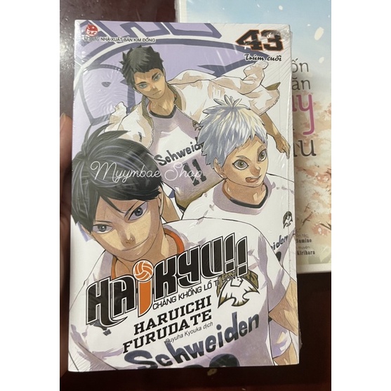 Sổ - Haikyu Chàng khổng lồ tí hon 43 44 45 (Kèm lót ly)
