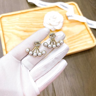Khuyên tai gucci viền ngọc