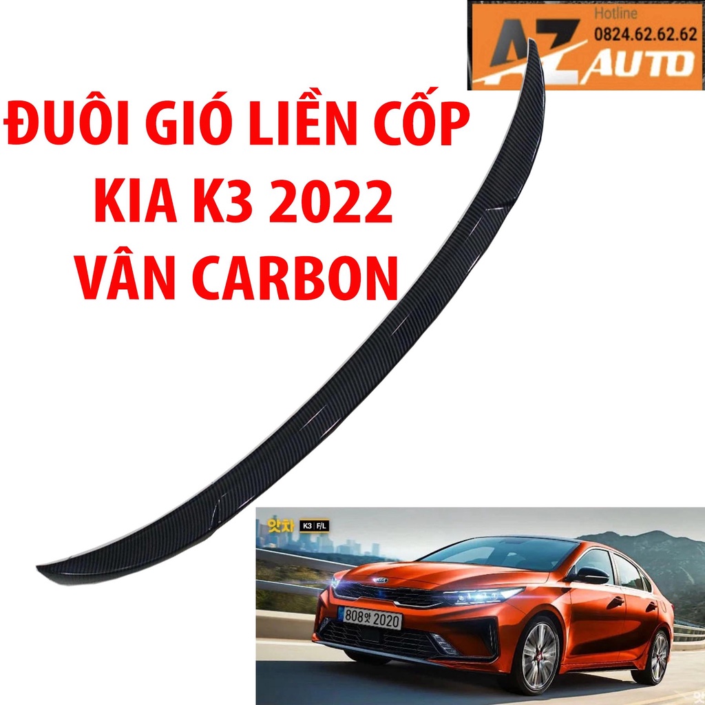 Đuôi Gió Liền Cốp Carbon Kia K3 2022 Cao Cấp