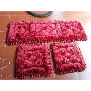 Bộ 3 Thảm Trải Ghế Gỗ Cao Cấp, Sang Trọng - Đệm Ghế