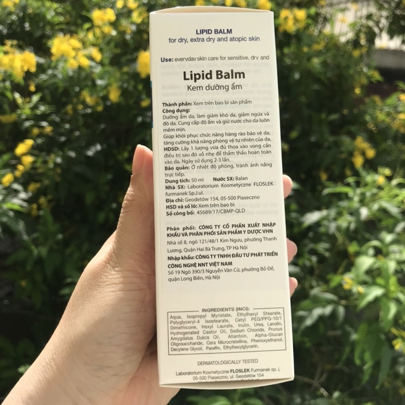 Kem dưỡng ẩm Lipid Balm Emoleum 50ml