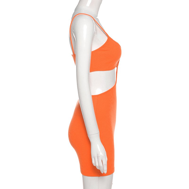 Đầm trễ vai hai dây kiểu dáng gợi cảm thời trang mùa hè cho nữ