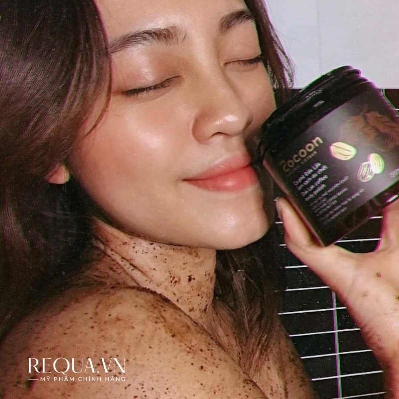 Tẩy Tế Bào Chết Cocoon Body 💖 FREESHIP 💖 Tẩy Da Chết Cocoon Mặt Cà Phê Đắk Lắk, giúp làn da đều màu, mềm mại, mịn màng | BigBuy360 - bigbuy360.vn