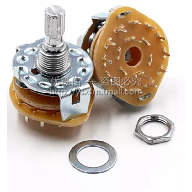 Công Tắc 4 - 5 Chế Độ - Galếch Xoay 4 - 5 Chế Độ