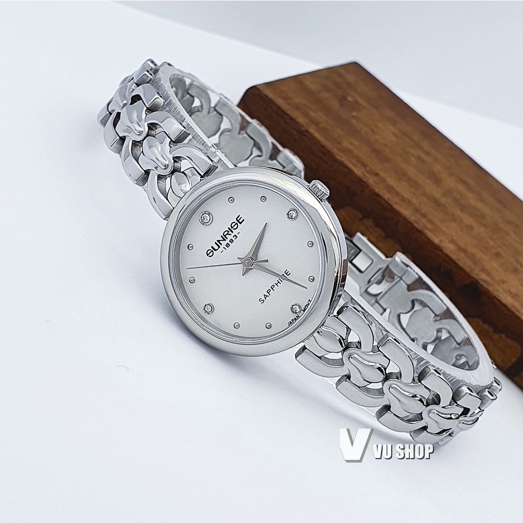 Đồng hồ nữ SUNRISE 9977SA - Chính hãng, chống trầy
