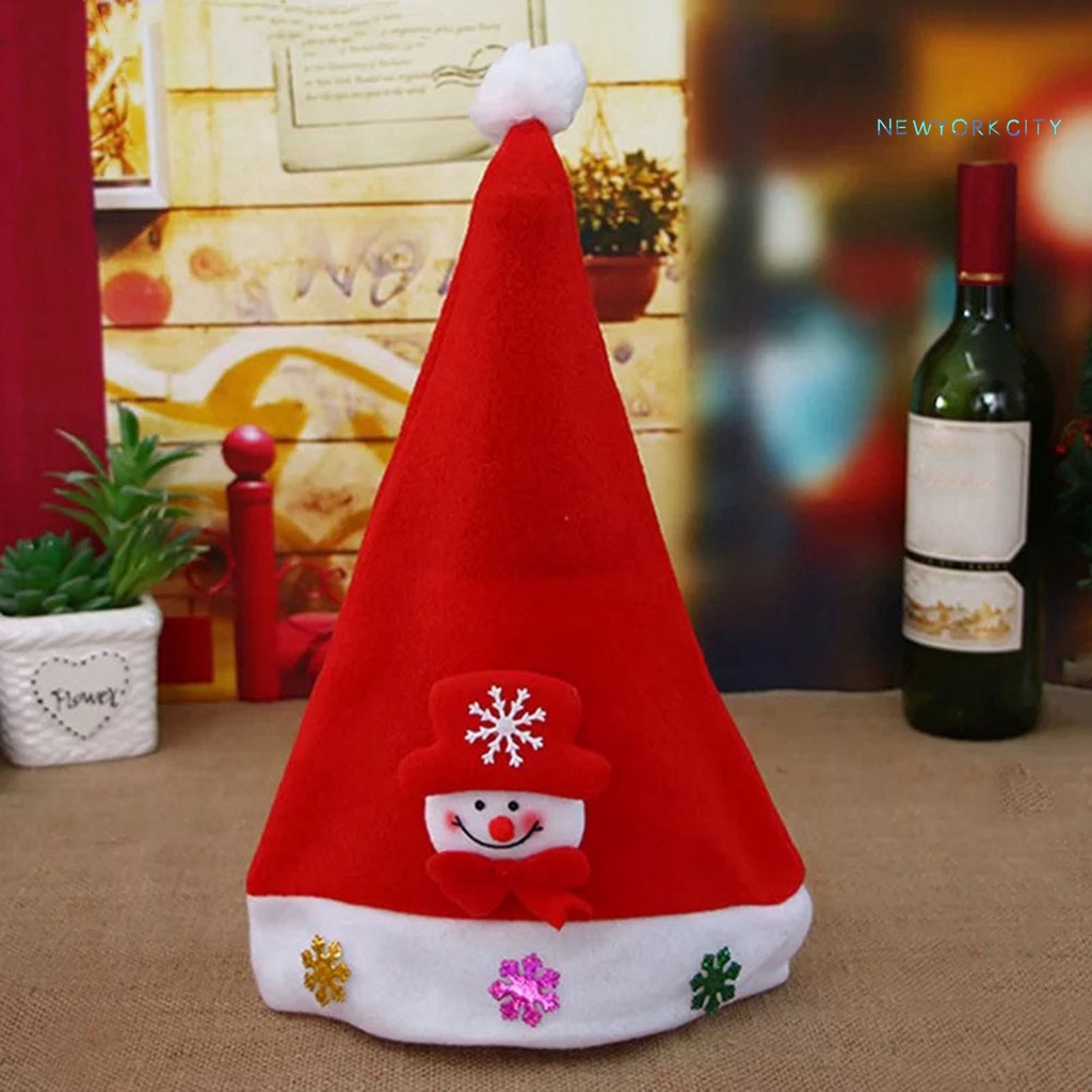 Mũ Ông Già Noel Tuần Lộc Người Tuyết Tuần Lộc Có Đèn LED Dễ Thương Trang Trí Giáng Sinh