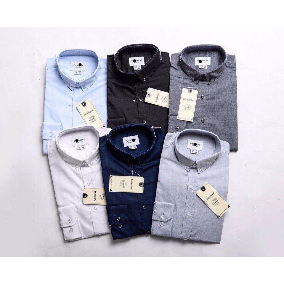 Sơmi cotton PB SlimFit |HÀNG CHÁT LƯỢNG - Áo sơmi nam nhẹ siêu chất ~ không nhăn ~ mịn mát thời trang công sở | BigBuy360 - bigbuy360.vn