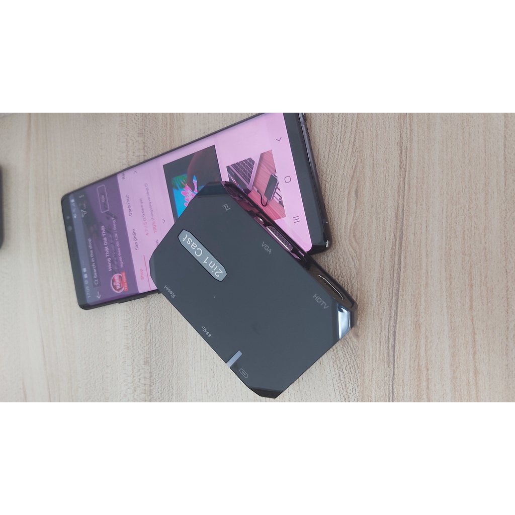 Hộp chuyển MHL 3in1 từ Miracast/ Air Play lên màn hình qua HDMI/ VGA/ AV - 3in1 AirPlay P10 Wifi - Hồ Phạm