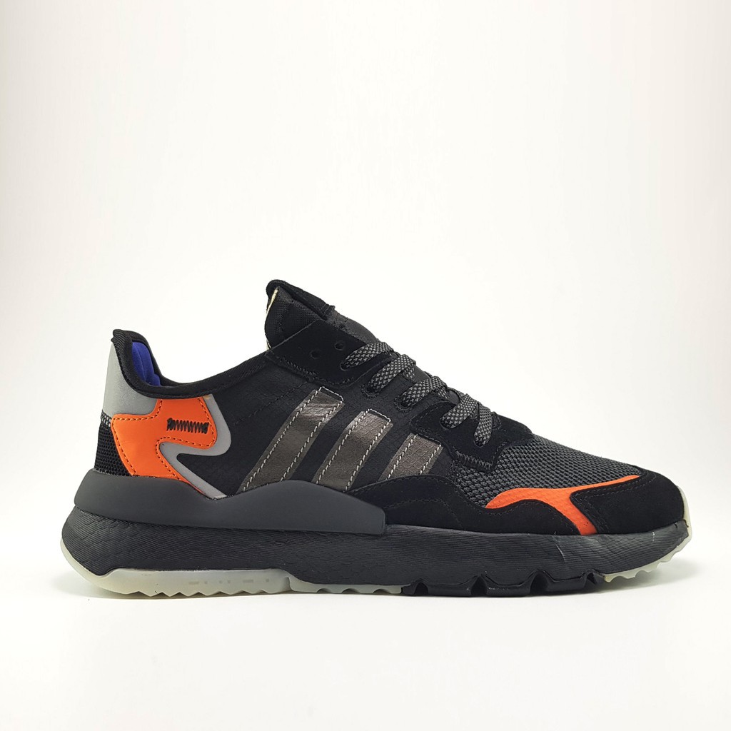 [video+ảnh thực] Giày Sneaker Nite Jogger 2019 Core Black/Orange