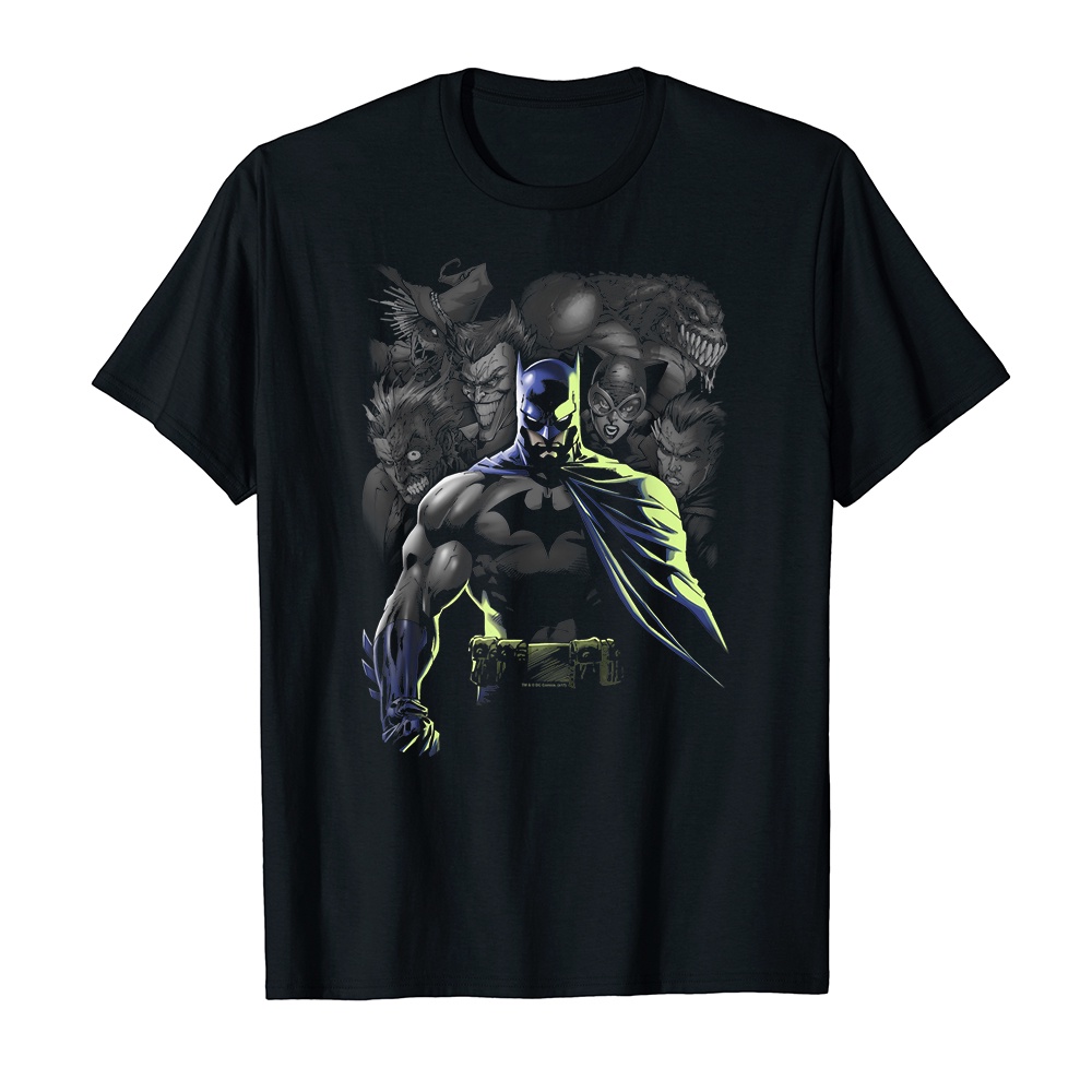 Áo thun unisex HTFashion, Thun Cotton 100% in hình Batman Villains Unleashed-9238