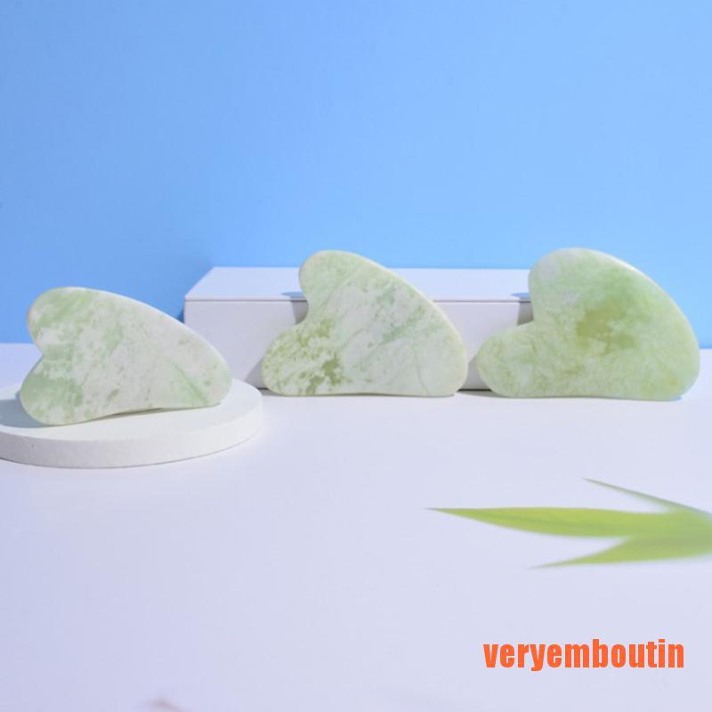 (Hàng Mới Về) Cây Lăn Mát Xa Hai Đầu Bằng Đá Ngọc Bích Giúp Nâng Cơ Mặt Và Cơ Thể