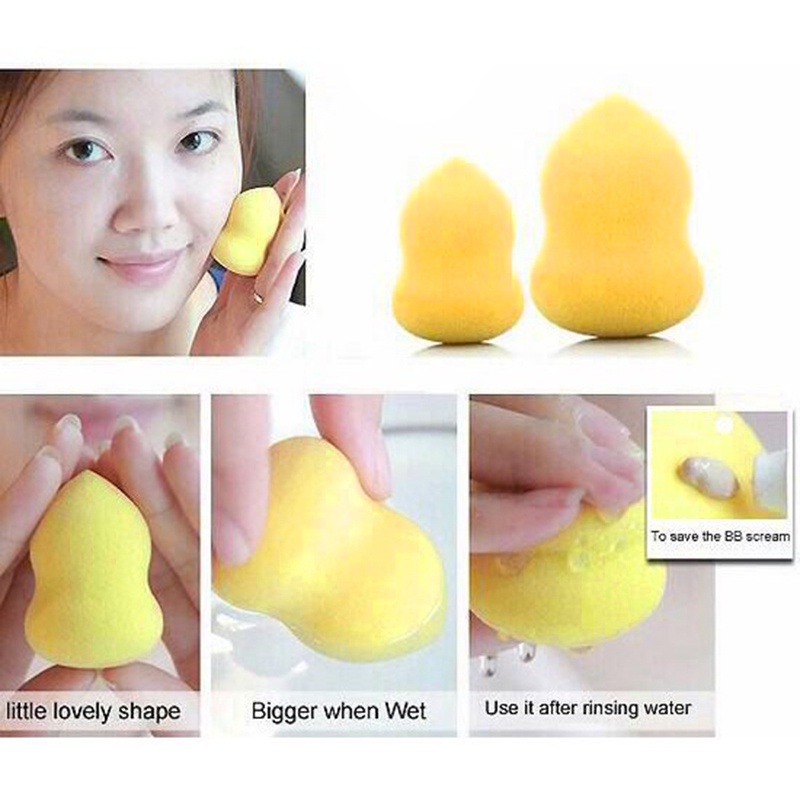 [Hàng mới về] Mút trang điểm hình quả trứng tán kem nền có hộp đựng tiện lợi