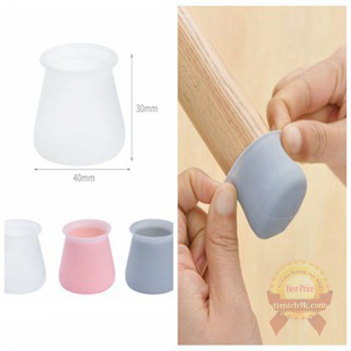 Vỏ Nút bọc chân bàn ghế chống trầy xước sàn nhà bằng silicon