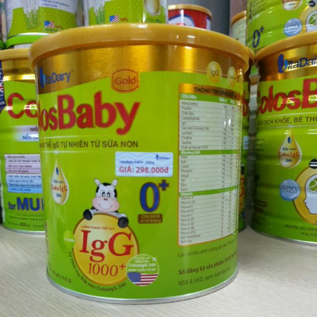 Sữa bột ColosBaby Gold 0+ Dạng Gói Tiện Lợi giá lẻ 1 gói