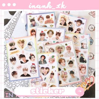 Set sticker thành viên nhóm nhạc BTS