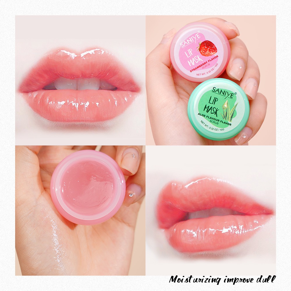 LiP Scrub SANIYE K1134 Exfoliating Moisturizing Lip Care 10g