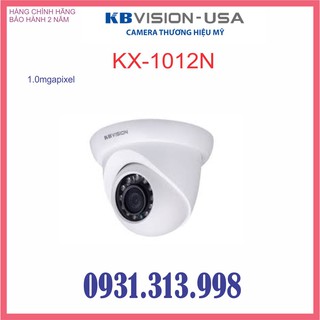 Camera ip dome hồng ngoại 1.0 megapixel kbvision kx-1012n