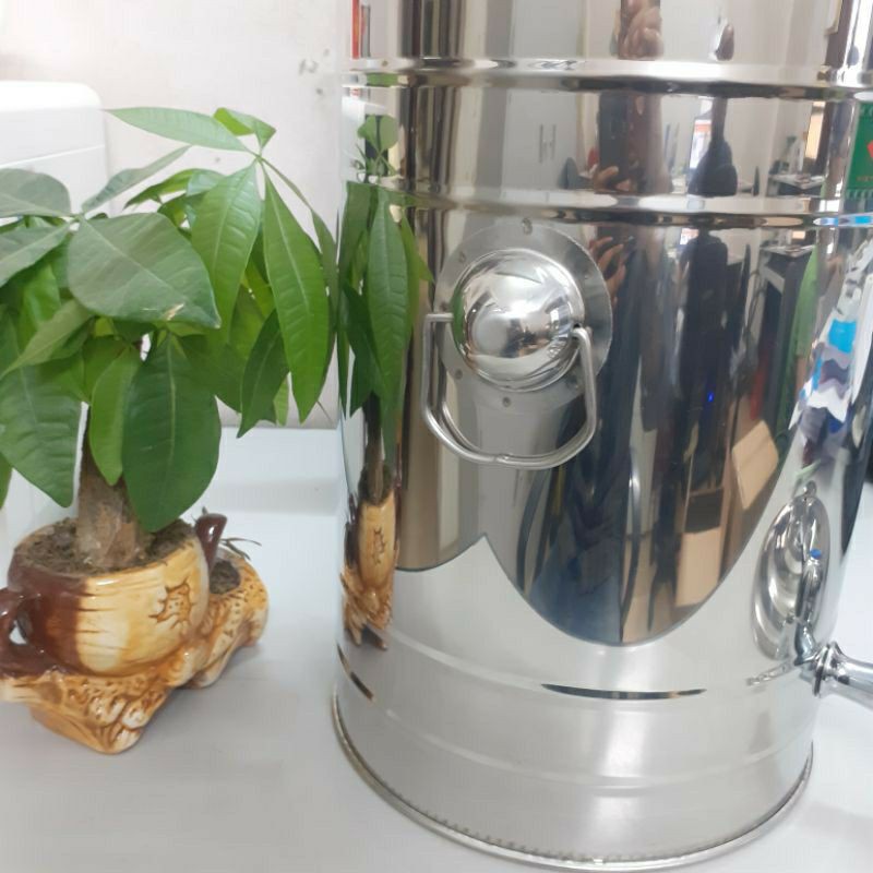 (Có Video SP)Bình đựng nước inox 15 lít có vòi SUS 304 ,Bình nước inox 15 l,Bình nước inox có vòi inox 304, CHÍNH HÃNGVN